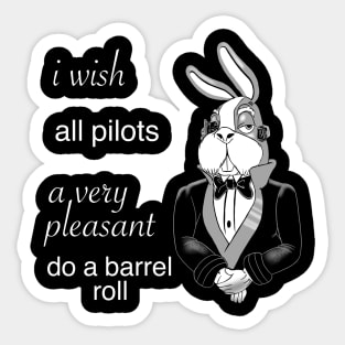 I wish all pilots Sticker